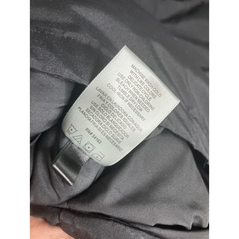 Levi's Hooded Parka Jacket Mens Medium Black Good Arctic Cloth Quilted Puffer